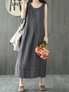 Casual Shift Solid Color Ruffle Polyester Casual Dresses (Style V100162)