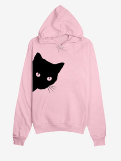 Hooded Loose Cute Animal Cotton Sweatshirts (Style V100630)