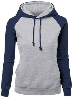 Hooded Standard Casual Polyester Pockets Sweatshirts (Style V100726)