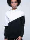 Hooded Standard Slim Cotton Patchwork Hoodie (Style V100824)