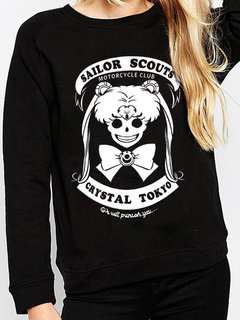 Standard Casual Plain Polyester Pattern Sweatshirts (Style V100857)