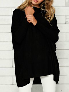 Round Neck Standard Loose Casual Cotton T Shirt (Style V100873)