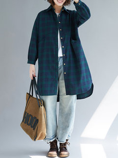 Shirt Collar Long Straight Animal Swallowtail Coat (Style V101236)