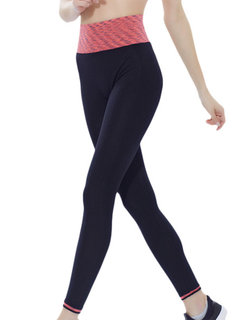 Ankle Length Skinny Patchwork Polyester Plain Leggings (Style V102067)
