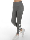 Ankle Length Casual Pattern Polyester Plain Leggings (Style V102089)