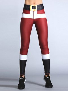 Ankle Length Skinny Sexy Pattern Cotton Leggings (Style V102125)