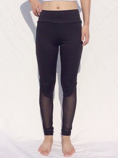 Ankle Length Skinny Sexy Hollow Out Polyester Leggings (Style V102136)