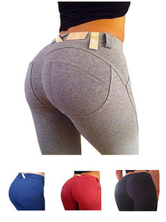 Ankle Length Skinny Sexy Patchwork Plain Leggings (Style V102148)