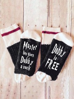 Fashion Letter Cotton Socks (Style V102466)