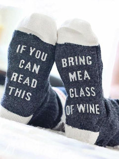 Fashion Letter Cotton Socks (Style V102614)