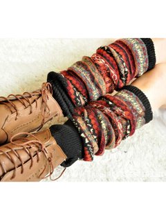 Fashion Print Cotton Socks (Style V102629)