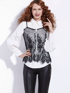 Standard Vintage Polyester Blouse (Style V200257)