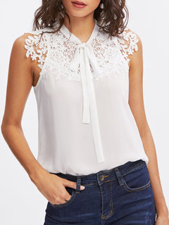 Standard Slim Patchwork Blouse (Style V200477)