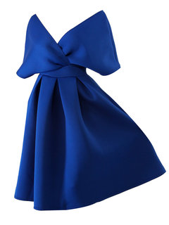 Ladylike Trumpet V-neck Plain Zipper Midi Dresses (Style V200492)