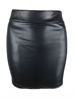Mini Bodycon Western Plain Skirt (Style V200785)