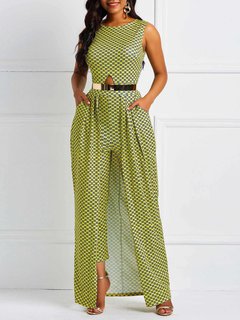 Maxi Loose Casual Plain Jumpsuit (Style V201097)