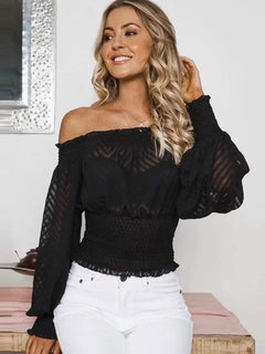 Standard Slim Western Plain Polyester Blouse (Style V201181)