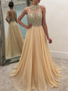 Party Expansion Stand Collar Patchwork Polyester Maxi Dresses (Style V201215)