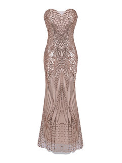 Bodycon Strapless Plain Backless Polyester Bodycon Dresses (Style V201242)