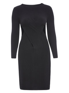 Round Neck Slim Party Plain Hollow Out Sweater (Style V201668)