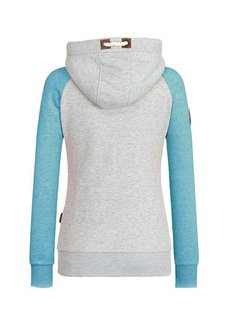 Hooded Straight Casual Polyester Patchwork Hoodie (Style V201681)