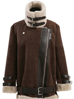 Shawl Collar Short Casual Cotton Pockets Jacket (Style V201691)