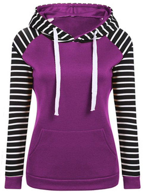 Hooded Standard Casual Geometric Pattern Hoodie (Style V100574)