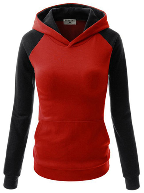 Standard Straight Casual Patchwork Patchwork Sweatshirts (Style V100752)