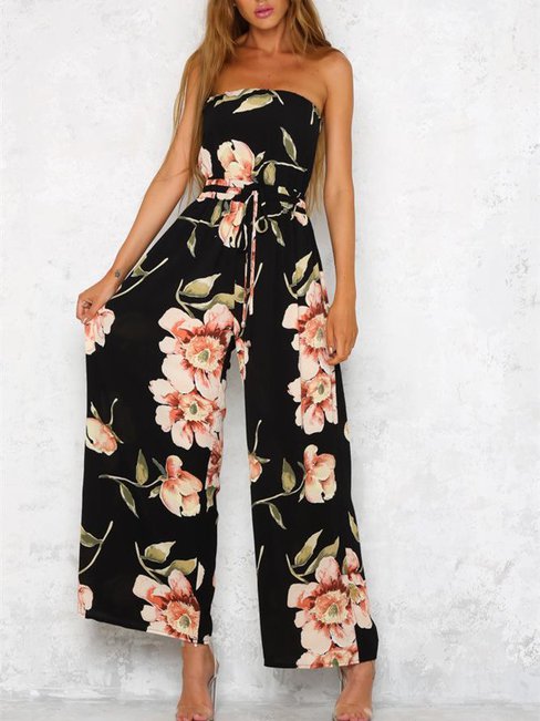 Ankle Length Elegant Pattern Cotton Plants Pants (Style V102440)