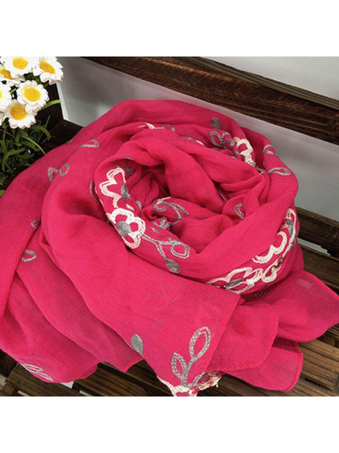 Travel Floral Polyester Shawl (Style V102570)