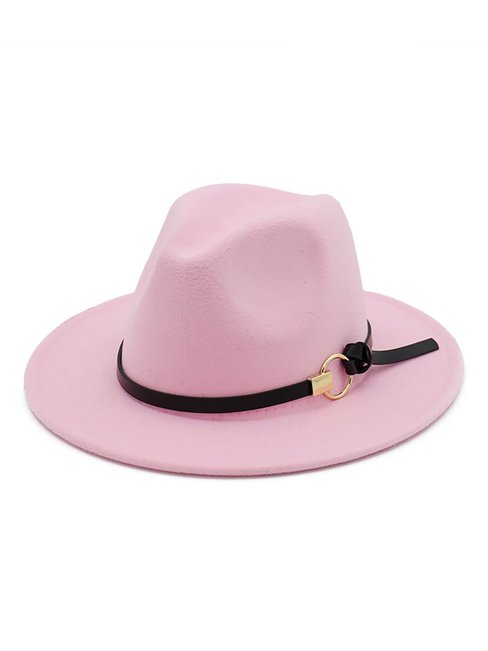 Fashion Plain Felt Hats (Style V102634)