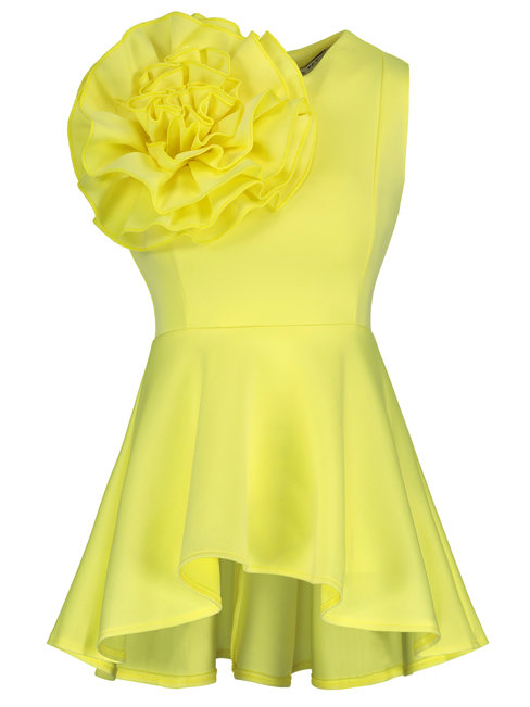 Round Neck Midi Slim Plain Patchwork Blouse (Style V200182)