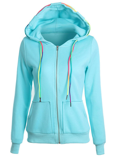 Hooded Standard Straight Casual Hoodie (Style V200825)