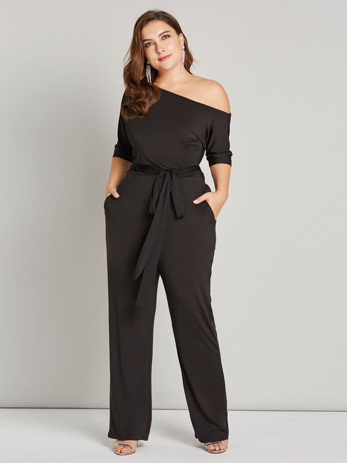 Maxi Skinny Sexy Plain Strappy Jumpsuit (Style V200912)