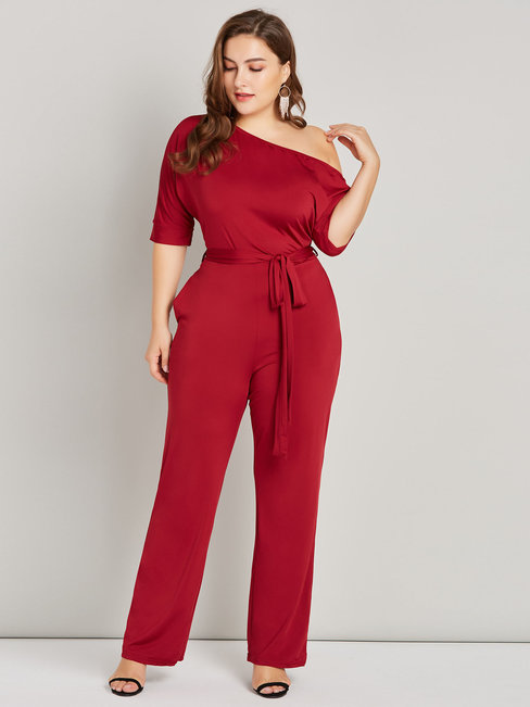 Maxi Skinny Sexy Plain Strappy Jumpsuit (Style V200912)