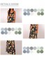 A-line Scoop Neck Fruit&Vegetable Pattern Dacron Maxi Dresses (Style V100060)