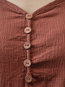 Fashion Shift V-neck Button Linen Maxi Dresses (Style V100258)