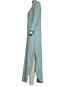 Cute Straight Deep V Neck Cut Out Linen Maxi Dresses (Style V100293)