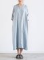 Cute Cocoon V-neck Solid Color Polyester Casual Dresses (Style V100334)
