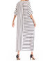 Oversized Shift Patchwork Pattern Linen Casual Dresses (Style V100435)