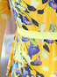 A-line Round Neck Printed Pattern Polyester Midi Dresses (Style V100475)