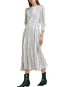 Modest A-line Printed Pattern Polyester Midi Dresses (Style V100479)