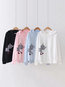 Hooded Standard Loose Animal Cotton Sweatshirts (Style V100627)