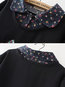 Standard Loose Floral Cotton Pattern Sweatshirts (Style V100647)