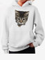 Hooded Standard Cute Animal Pattern Sweatshirts (Style V100648)