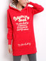 Hooded Long Fashion Cotton Blends Pattern Hoodie (Style V100651)