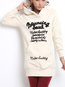 Hooded Long Fashion Cotton Blends Pattern Hoodie (Style V100651)