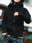 Standard Loose Casual Polyester Pockets Hoodie (Style V100659)