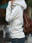 Standard Loose Casual Polyester Pockets Hoodie (Style V100659)