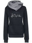 Heap Collar Standard Loose Casual Heart Shaped Sweatshirts (Style V100668)